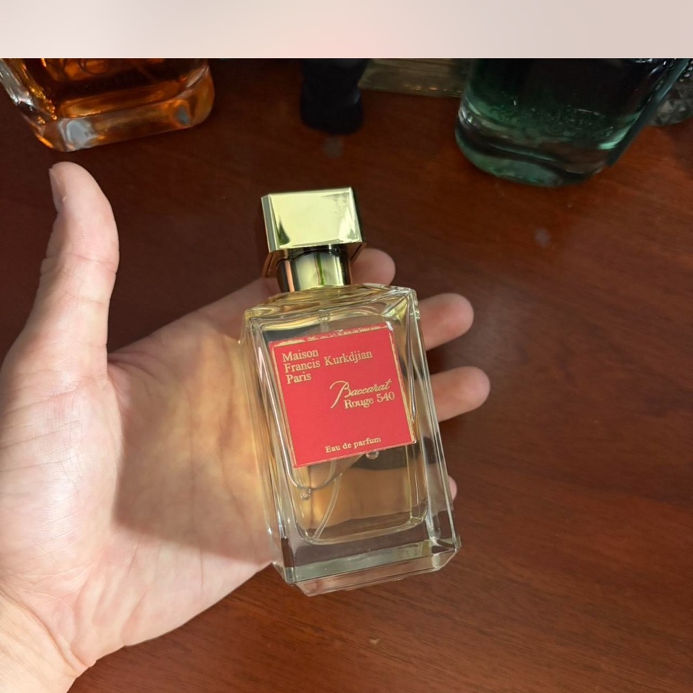 Will negotiate 
Maison Francis Kurkdjian Rouge 540 with Gold Cap
